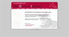 Desktop Screenshot of kleintierpraxis-jachens.de